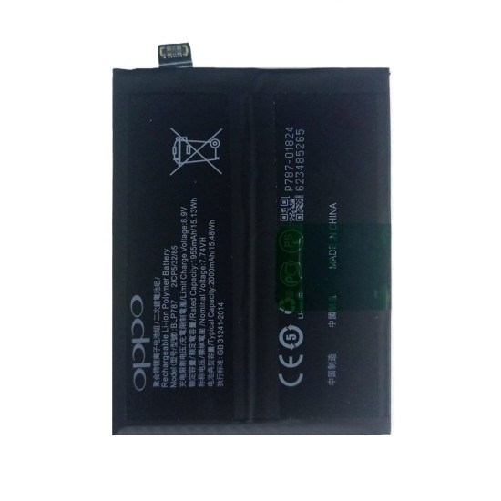 Bateria BLP787 Para Oppo Reno4 Pro/Reno4 Pro 5G 2020 4000mAh Bateria BLP787 Para Oppo Reno4 Pro/Reno4 Pro 5G 2020 4000mAh